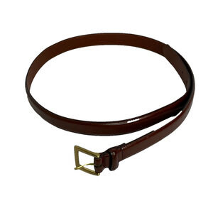Men's 40" Coach Genuine Leather Italy Skinny Belt